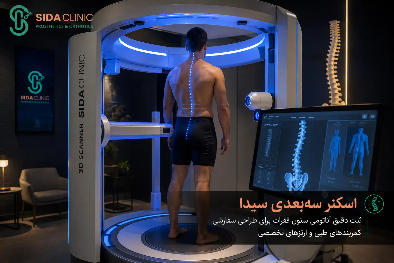 اسکن 3 بعدی در کلینیک سیدا