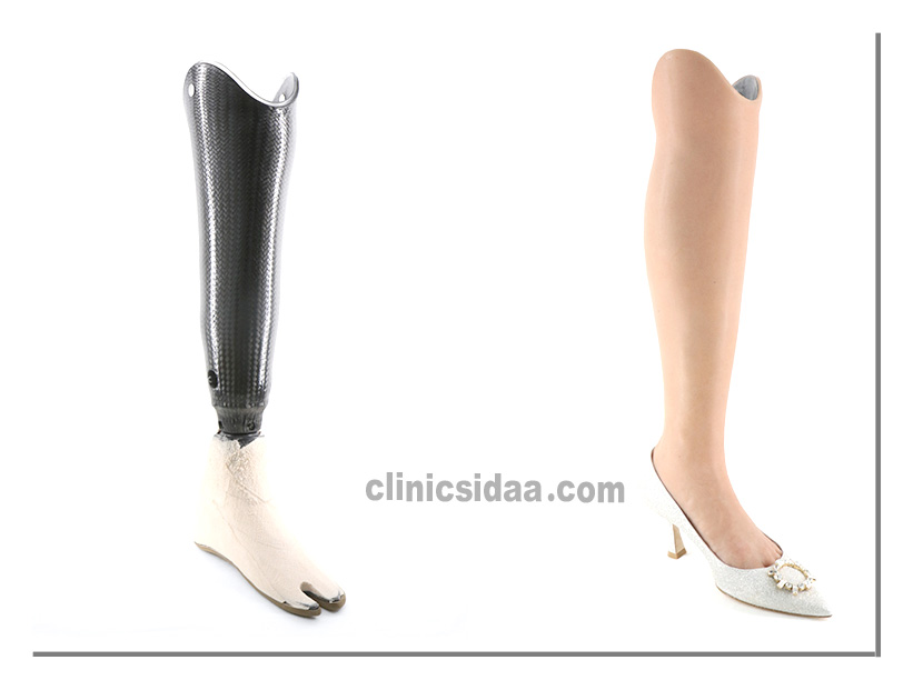 نحوه تمیز کردن پروتز سیلیکونی پا